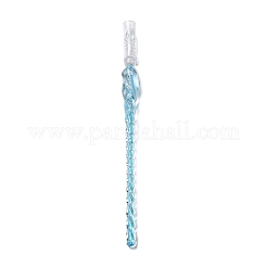 Silver Foil Glass Writing Dip Pen&nbsp;DRAW-PW0005-03C