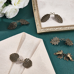 5Pcs 5 Styles Alloy Cardigan Clips&nbsp;AJEW-SC0004-38AB