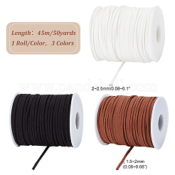 3 Rolls 3 Colors Faux Suede Cord&nbsp;LW-PH0002-23