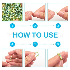 1 Box 8/0 Glass Seed Beads Round  Loose Spacer Beads&nbsp;SEED-X0050-3mm-03