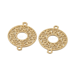 Rack Plating Brass Hollow Out Connector Charms&nbsp;KKC-D001-15KCG
