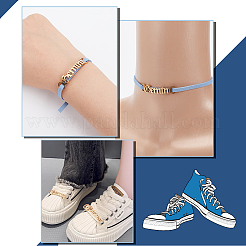 14pcs 7 style Constellations Theme 201 Stainless Steel Shoe Lace Decorations&nbsp;AJEW-PH0011-22