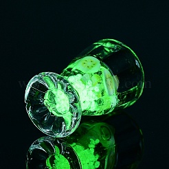 ルミナス透明レジンペンダント  フルーツドリンクのチャーム  バナナ  30.5x16mm  穴：1.8mm&nbsp;CRES-F026-01D