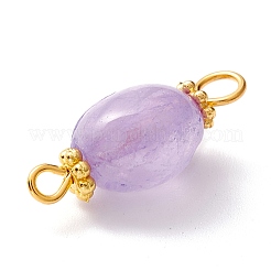 Natural Lavender Amethyst Links Connectors&nbsp;PALLOY-JF01091-01