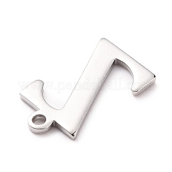 Tarnish Resistant 304 Stainless Steel Charms&nbsp;STAS-H112-Z-P