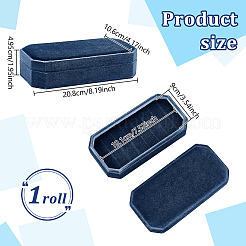 Velvet Storage Boxes for Rings&nbsp;CON-WH0110-61
