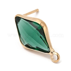 Brass Stud Earring Findings&nbsp;KK-Q777-24LG
