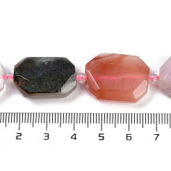Natural Quartz Crystal/Rose Quartz & Agate/Tourmaline & Indian Agate Beads Strands&nbsp;G-B125-P26-01
