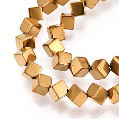 Electroplated Synthetic Non-magnetic Hematite Beads Strands&nbsp;G-T139-62B