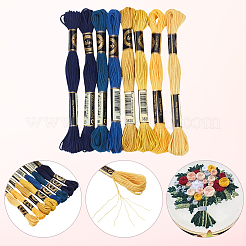 24 Skeins 3Bags 6-Ply Polyester Embroidery Floss&nbsp;OCOR-CY0003-42B