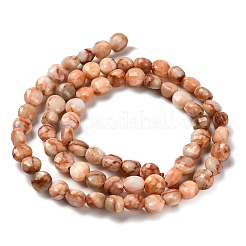 Natural Red Netstone Beads Strands&nbsp;G-C179-A6mm-25