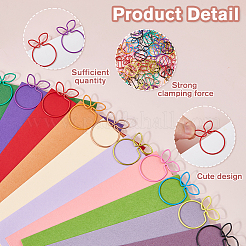 100Pcs 10 Colors Iron Paper Clips&nbsp;AJEW-FH0006-77