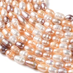 Natural Cultured Freshwater Pearl Beads Strands&nbsp;PA-CBABE82-01A