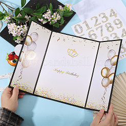 Paper Birthday Greeting Card&nbsp;AJEW-WH0410-284