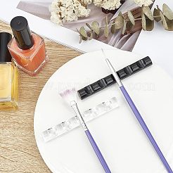 5Pcs 5 Cololrs 5 Grids Plastic Nail Art Brush Pen Holder Stand&nbsp;MRMJ-FG0001-10