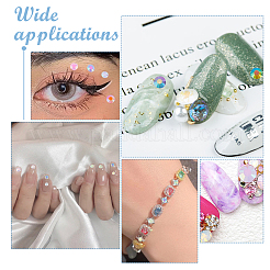 Resin Flat Round Shape Cabochons&nbsp;MRMJ-WH0074-28