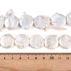 Natural Baroque Keshi Pearl Beads Strands&nbsp;PEAR-S018-06F-01