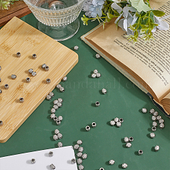 80Pcs 304 Stainless Steel European Beads&nbsp;STAS-ME0002-94