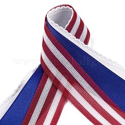 9 Yards 3 Styles Independence Day Polyester & Polycotton Ribbons Sets&nbsp;SRIB-A015-02A-07