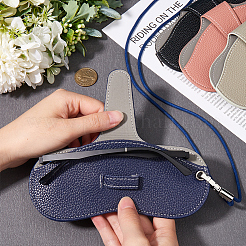 1Pc PU Leather Eyeglasses Strap with Bag&nbsp;AJEW-CN0002-62F
