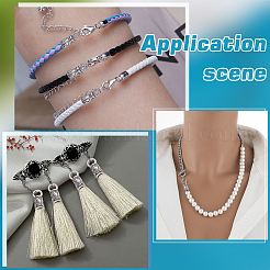 150Pcs Tibetan Style Zinc Alloy Cord End&nbsp;FIND-WR0012-60