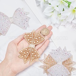 4Pcs 2 Style Polyester Shoe Buckle Clips&nbsp;HJEW-HY00077