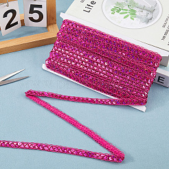 Metallic Braided Lace Trim&nbsp;OCOR-WH20020-24H