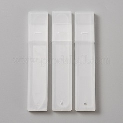 ガラス両面ポリッシュストリップファイル  バニシングスティック  サンドペーパーネイルバッファー  透明  9x1.3x0.3cm  3個/セット&nbsp;MRMJ-WH0077-030