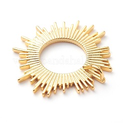 Brass Solar Eclipse Pendants&nbsp;KK-J278-29G