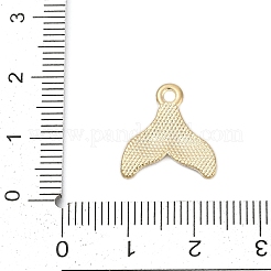 合金エナメルチャーム  フィッシュテイル チャーム  ゴールドカラー  空色  15x14.5x2mm  穴：1.5mm&nbsp;FIND-Z070-02G-02