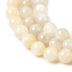 Natural White Moonstone Beads Strands&nbsp;G-F674-08-8mm-01