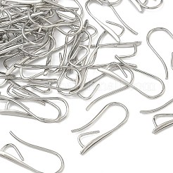 ブラスダングルイヤリングのパーツ  ティアドロップ  銀  25x8mm&nbsp;EJEW-H001-46P