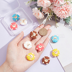 10Pcs 5 Colors Food Grade Eco-Friendly Silicone Focal Beads&nbsp;SIL-NB0001-16