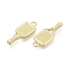 合金ペンダント  ピックルボールラケットチャーム  ゴールドカラー  23.5x9.5x3mm  穴：2.2mm&nbsp;PALLOY-N185-06A-G