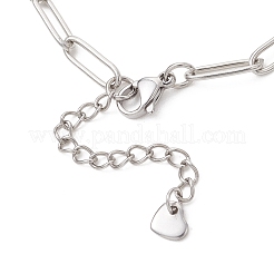 304 Stainless Steel Paperclip Chain Bracelet Making&nbsp;AJEW-JB01583