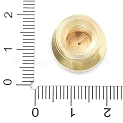 星座のゴールデントーンワックスシーリング真鍮スタンプヘッド  招待状用  封筒  ギフト包装  魚座  15x14mm  内径：7mm&nbsp;STAM-P002-02G-08