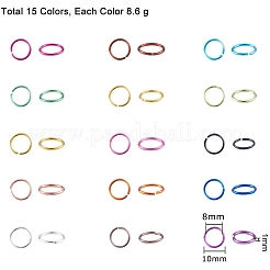 Aluminum Wire Open Jump Rings&nbsp;ALUM-PH0003-14