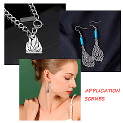 40Pcs 8 Styles Tibetan Style Alloy Pendants&nbsp;TIBEP-FP0001-17
