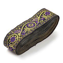 Ethnic Style Polyester Embroidery Ribbons&nbsp;CWIR-XCP0001-22A