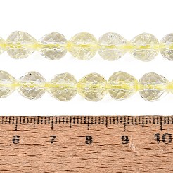 Crackle Transparent Glass Beads Strands&nbsp;GLAA-N068-04A-05