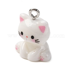 Opaque Resin Pendants&nbsp;X-RESI-Z036-02P