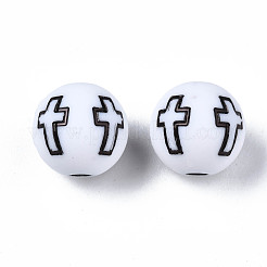 Opaque Acrylic Beads&nbsp;SACR-S273-38-A01
