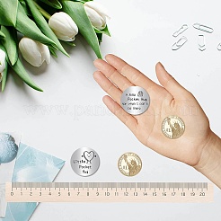 4Pcs Stainless Steel Commemorative Coins&nbsp;AJEW-CN0001-96