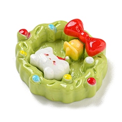 Christmas Opaque Resin Decoden Cabochons&nbsp;RESI-U006-05J