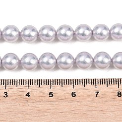 曇りガラスパールビーズ連売り  ラウンド  アザミ  8mm  穴：0.7mm  約51~52個/連  15.94~16.02''（40.5~40.7センチメートル）&nbsp;GLAA-A044-08A-10