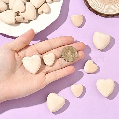 30Pcs 2 Styles Chinese Cherry Wood Beads&nbsp;WOOD-YW0001-79