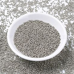MIYUKIデリカビーズ  シリンダー  日本製シードビーズ  11/0  （db1176)亜鉛メッキマットアッシュグレー  1.3x1.6mm  穴：0.8mm  約2000PCS /ボトル  10 G /ボトル&nbsp;SEED-JP0008-DB1176
