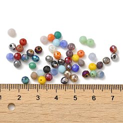 Electroplate Glass Beads&nbsp;GLAA-D020-01I