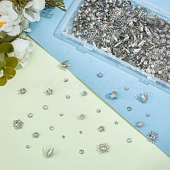 8 Styles Iron Bead Caps&nbsp;IFIN-ME0001-25