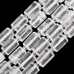 Natural Quartz Crystal Beads Strands&nbsp;G-G453-E02-10x14mm